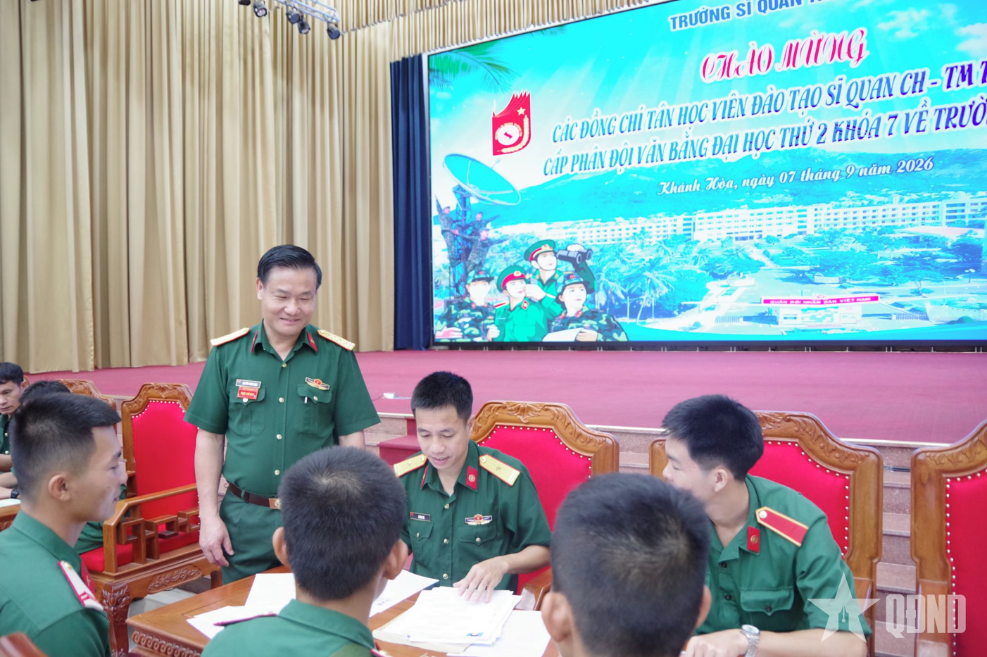 Trường Sĩ quan Thông tin tiếp nhận học viên đào tạo Văn bằng 2 Khóa 7